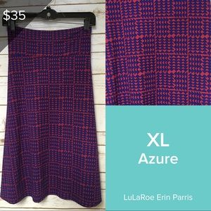 XL LuLaRoe Azure skirt